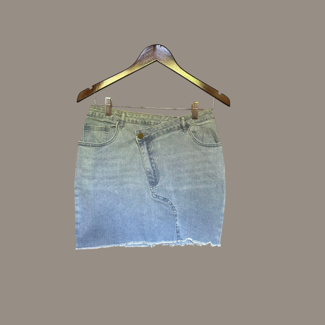 Pollera de jean cruzada Shein - L -